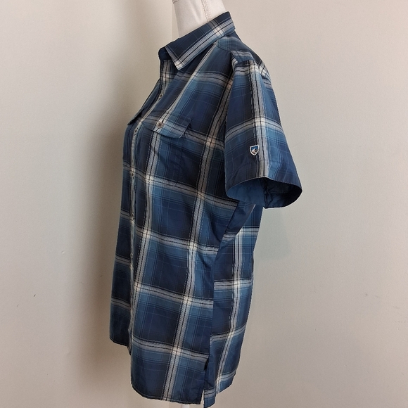 Kuhl Men's Response Men's Blue Stripped Shirt Size Small - Picture 3 of 11